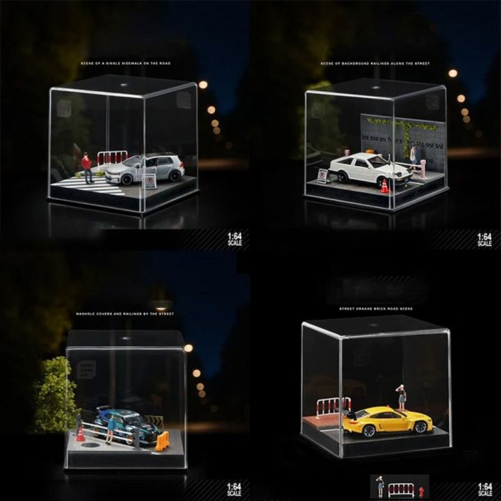 New Acrylic 1/64 Car Model Box Small-scale Dust Acrylic Display Box ...