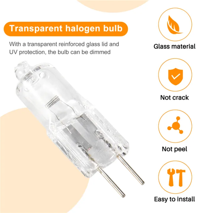 5%20x%20G4%2020W%2012V%20Clear%20Halogen%20Capsule%20Lamp%20Light%20Bulbs%20-%20Image%205