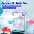 Portable 3-in-1 Air Humidifier Electric Fan: Mini Air Cooler, Portable Air Conditioner, Mist Fan, Air Purifier, and Humidifier for Room. 