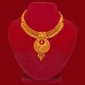 Gold Plated Mini Haar Necklace - Authentic Nepali Real Gold Design for Women (Wedding/Bridal Jewelry). 