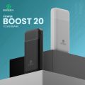 (New Launch) Green Power Boost | 20000mAh Fast Powerbank | 22.5W | PD Fast Charging | Six Months Warranty | QC 3.0 | Two Way Fast Charging | Triple Ports Output | Double Ports Input | Portable Powerbank | Black& White Colors. 