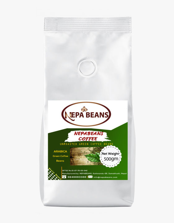 Green Coffee Beans - 500 gm - Nepabeans Coffee