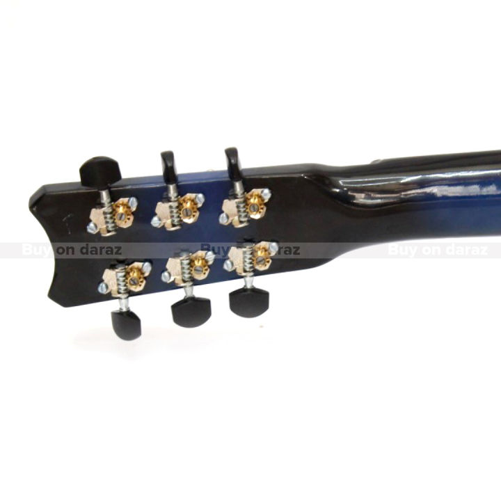 Givson%20Blue%20Medium%20Indian%20Guitar%20With%20Cover,%20String%20And%202%20Picks%20-%20Image%207