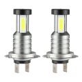 Kqueebee 6 PCS H7 Combo LED Headlight Kit Bulbs High Low Beam 6000K Kit 240W 52000LM & 100W 30000LM. 