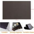Durable Magnetic On One Side A4 Magnet Sheet A4 Size Die Craft Magnetic Mat 1mm Thickness Black Magnet Pad Refrigerator Photo Picture Cutting. 