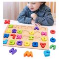 Wooden English Alphabets & Colors Learning Educational Board For Kids A To Z English Alphabets Puzzle. 