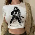 New style stheti ladies harajuku ae short summer nana anime cartoon t-shirt c corp top casual t-shirt fashion y2k ladies t-shirt. 