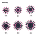 Wenefang Salon Pink Round Wooden Curling Comb Brushes Boar Bristle Mix Nylon 2025 New Round Rolling Brush Professional Hair Fluffy Stylin Supplies. 