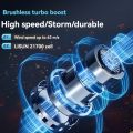 Fullhaodd Blower Turbo Jet Fan 140,000RPM Power Display Handheld Mini Duster High Speed Duster Cleaning Tool,Violent Blower Black. 