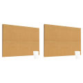 FORIDE 12inch X 12inch Cork Tiles, 12 Pack Cork Boards for Wall with Safe Removable Adhesive Tabs, Large Cork Bulletin Boards. 