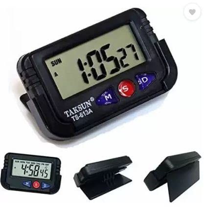 Flexible Car Dashboard Mount Alarm Clock & Stopwatch