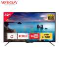 Wega 32" Smart LED TV Double Glass With 8 GB ROM And Android Version 9.0. 