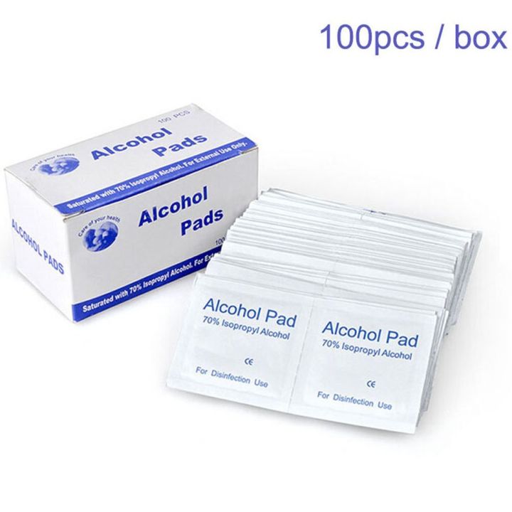 Alcohol Swab / Pads, Wipes For Sanitizer And Disinfecting 100pcs