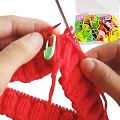 Colorful Knitting Markers Crochet Clips. 