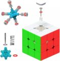 Yuxin Little Magic 3x3 Cube Ultra Smooth Puzzle Twist With Stand. 