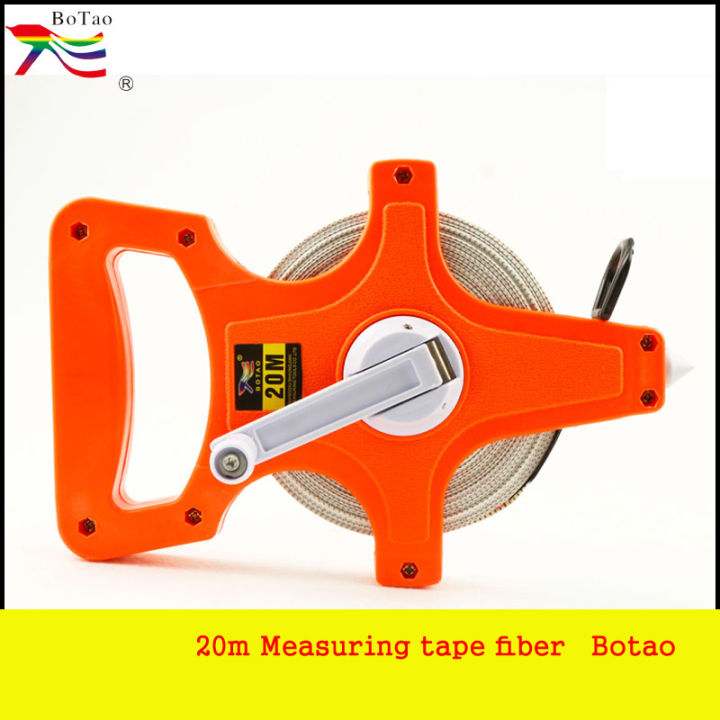 20 meter measuring tape Fiberglass Measuring Tape Smooth rolling and trunning of tape.