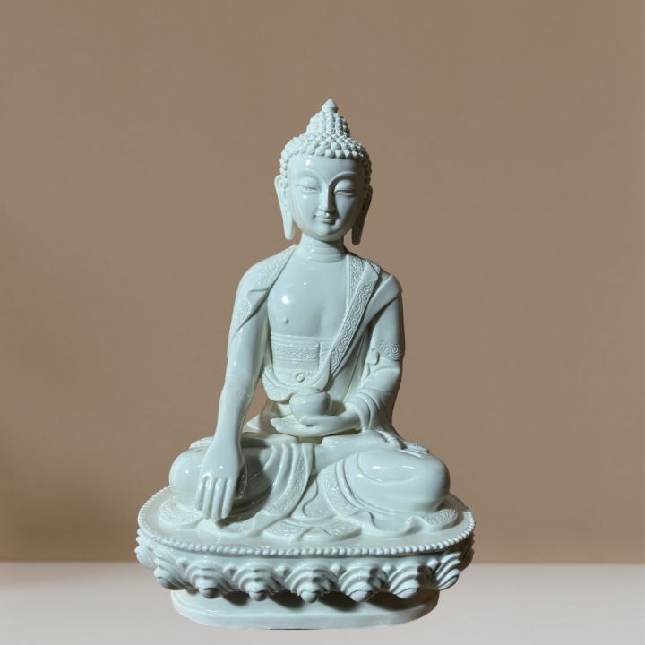 White Buddha Statue (6 inch)