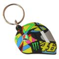 Agv Helmet 46 Doubled Sided Rubber Key Chain. 