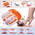 Foot Spa Bath Massager with Leg Roller - Electric Massager for Pain Relief - Detox Heat Massage. 
