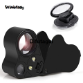 Difutagui Wenefang Sutuiying 30x 60x Illuminated Jewelers Eye Loupe Magnifier With LED Light Luxury 2025 New Original Folding Jewelers Magnifying Glass For Diamond Gems Coins Stamps. 