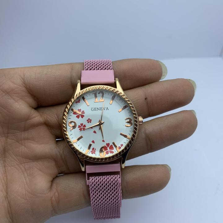 Ladies%20Watch%20%7C%7C%20Magnative%20%20Buckle%20Fashionable%20Pink%20Stainless%20Steel%20Fashionable%20Watch%20For%20Women%20%7C%7C%20-%20Image%205