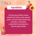 Peach Drink, Peach ice Ade, Zero calorie. 