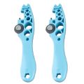 2Pcs High Practicality Plastic Ampoule Bottle Opener Lightweight Grinding Wheel Multifunctional Ampoule Cutter Portable Durable Ampoule Bottle Breaker Clinic Use. 