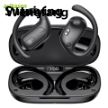 Wenefang Sutuiying Bluetooth Headphones Open Ear Premium Sound True Wireless Open Sales promotion Ear 2025 Earbuds with Noise Canceling Mic LED Display Rotable Earhook. 