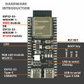 50% discount ESP32-S3 Development Board 2.4G Wifi Module for Arduino ESP IDF ESP32-S3-WROOM-1 N8R2 N16R8 44Pin Type-C 8M PSRAM ESP32 S3. 