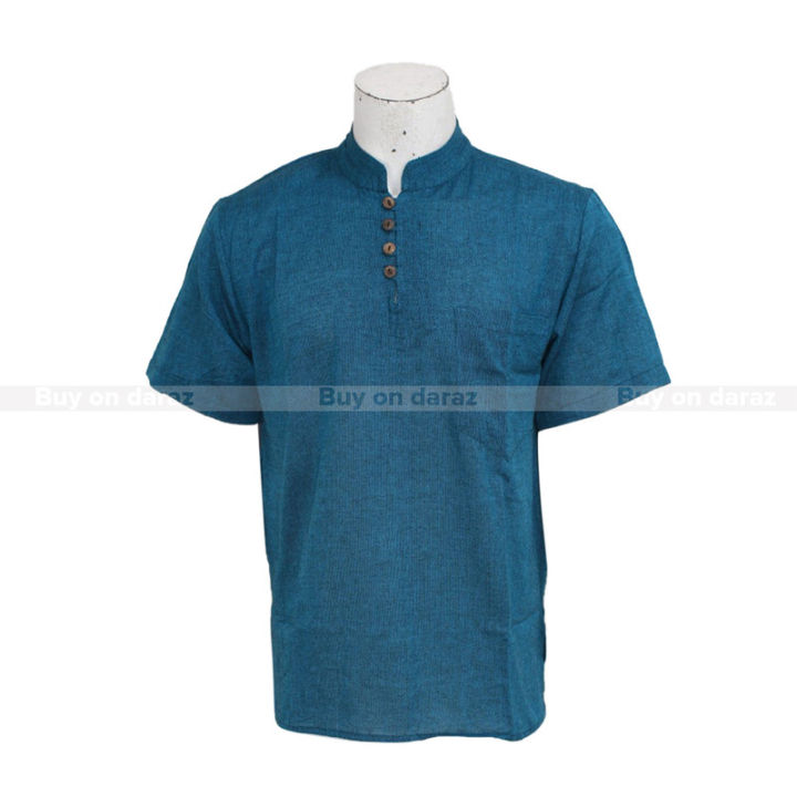 Half Sleeved Kurta Shirt For Men Daraz .np