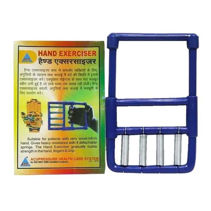 ACS Manual Hand Exercise Equipment for Physiotherapy, Multicolor