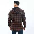 Being Human Brown Checkerd Shirt For Men. 