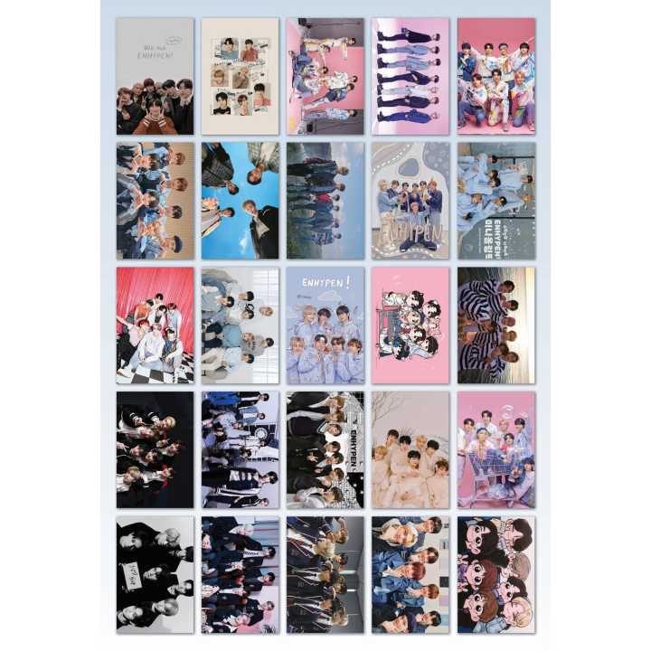25pcs ENHYPEN Kpop Singer Photocard 9cm x 6cm Postcard Lomocard for Fans Collection - Postcards Collection |