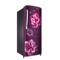 Samsung 192L Single Door Refrigerator = RR20C2722CR | Digital Inverter Compressor | 10 Year Warranty | Energy Efficient Cooling | Camellia Purple Floral Design | Stylish Home Refrigerator | Direct Cool Technology. 