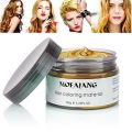 Temporary Hair Wax Hair Color Wax Instant Hairstyle gold color. 