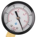 NCANRUI 2X Pressure Gauge - 0 - -30InHg 0 - -1 Bar Mini Dial Air Pressure Gauge Barometer Meters Vacuum Gauge Black. 