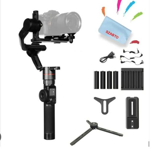 Feiyutech Ak2000 3-Axis Gimbal Stabilizer For Dslr Digital Camera Smart Touch Panel Wifi Bluetooth Connection Hunting Mode