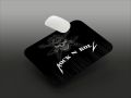 Rock ’n’ Roll Skull Graphic Mouse Pad. 