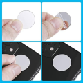 100 Pieces Mini Size Round Mirror Small Round Mirror Adhesive Mirror Round Craft Mirror Tiles for Crafts Easy to Use. 