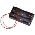 Double Battery Holder For Lithium Ion 2 x 18650 Li-ion Cell 3.7V Box Black Plastic Storage Box || Rudra Innovation. 