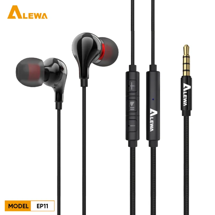 Alewa Gaming Earphone |Volume Control |Super Bass | Braided Strong Wire