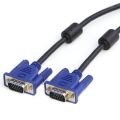 15Ft 1.5M VGA SVGA Male to Male M / M Cable Cord for PC Monitor Projector - Black. 