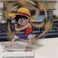 Luffy Stand Figure Volleyball Shonen Hinata Tsukasa Kozume Katsuki One Piece Anime Peripheral Acrylic Rotating Ornament. 