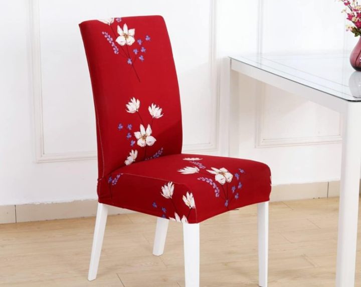 Chair Cover Stretchable Washable Elastic Dining Chair Covers (pack 0f 1)