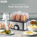 Glen 3-in-1 Electric Multi Cooker Egg Boiler, Steam, Cook & Boil, 350W. 