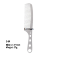 Linman Barber Professional Stainless Steel Women Hairdressing Comb AntiHot Selling -static Men's Haircut Clipper Ultra-thin Comb Salon Styling Tool. 