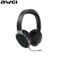 AWEI A-799BL Bluetooth Gaming Headphones with Microphone - Black. 
