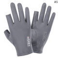 Bizzy 1 Pair Breathable Ice Silk Non-Slip Anti-Uv Outdoor Sports Rider Gloves. 