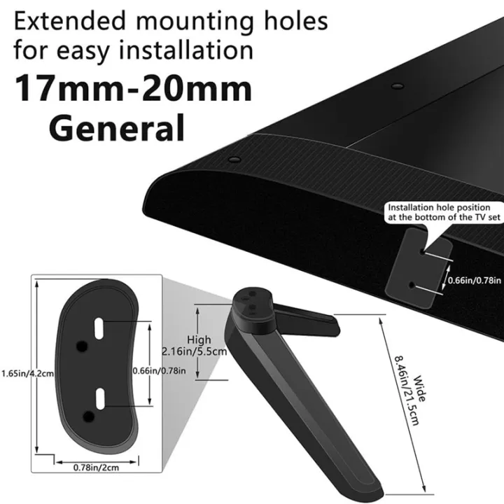 Universal%20TV%20Stand,%20Table%20Top%20TV%20Stand%20Base%20Replacement,%20TV%20Base%20Pedestal%20Feet%20TV%20Stand%20Mount%20Legs%2017mm-20mm%20Easy%20Install%20-%20Image%204