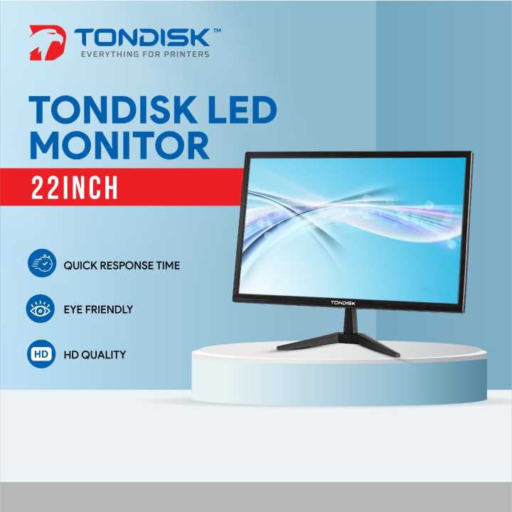 Tondisk%2022''%20LED%20Monitor%20Full%20HD%20Clarity,%20Sleek%20Design%20with%20vibrant%20colors,%20fast%20response%20time,%20and%20energy%20-%20efficient%20Technology%20with%20multiple%20connectivity%20options.%20-%20Image%202